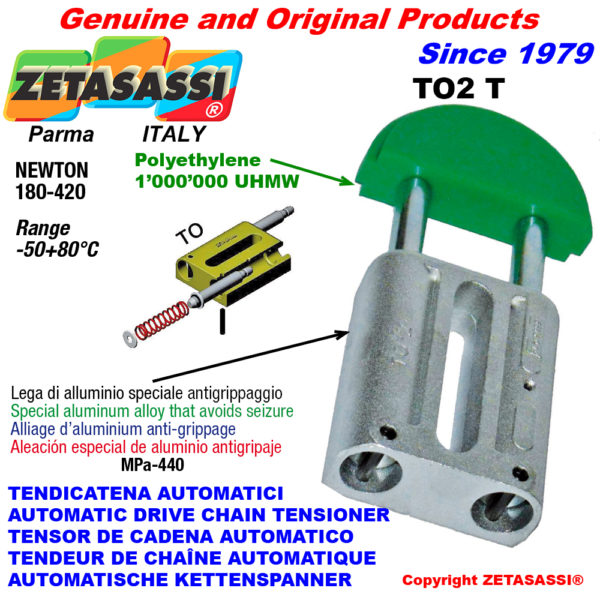Automatische linear kettenspanner to2 rundkopf newton180:420 ZETASASSI to2tasa60t