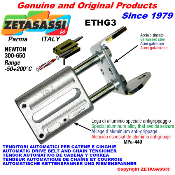 Automatische linear spanner ethg3 mit gabel newton300:650 ZETASASSI ethg3p