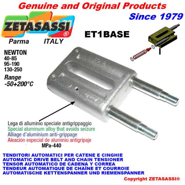 Automatische linear spanner et1 base ohne kopf newton130:250-95:190-40:85 ZETASASSI et1base450