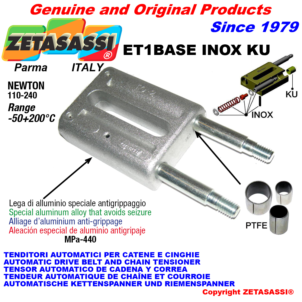 Automatische linear spanner et1 base inox ku ohne kopf (ptfe buchsen) newton110:240 ZETASASSI et1baseinoxku Automatische linear spanner et1 base inox ku ohne kopf (ptfe buchsen) newton110:240 ZETASASSI et1baseinoxku