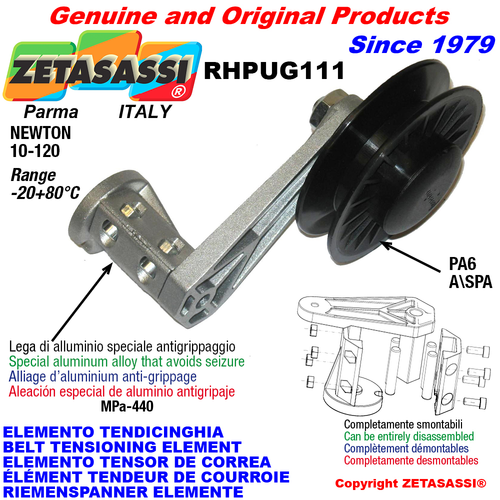 Riemenspanner elemente rhpu277 mit spannrolle newton10:120 ZETASASSI rhpug3111 Riemenspanner elemente rhpu277 mit spannrolle newton10:120 ZETASASSI rhpug4111