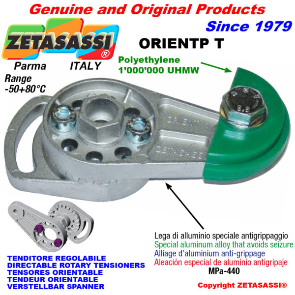 Verstellbar kettenspanner orientp mit kettengleiter rundkopf ZETASASSI orientptasa120d