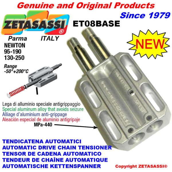 Automatische linear spanner et08 base ohne kopf newton130:250-95:190 ZETASASSI et08base190