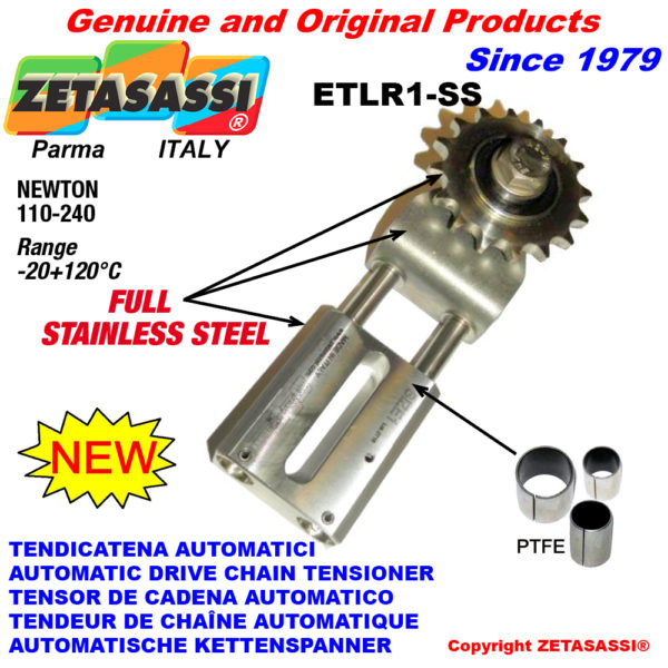 Komplett aus edelstahl automatische linear spanner etlr1-ss newton110:240 ZETASASSI etlr1ac34s-ss