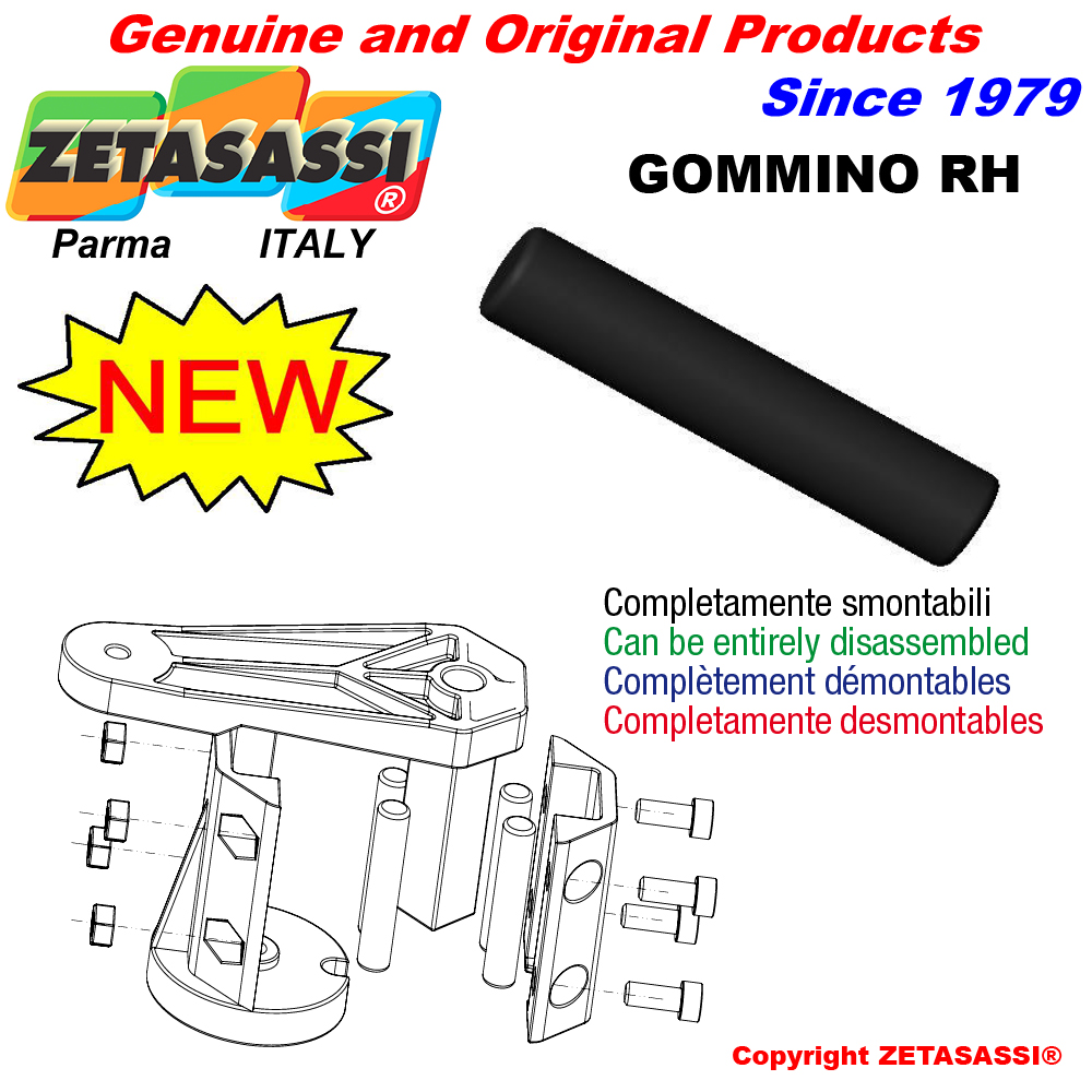 Gummi für rh spanner ZETASASSI gommino111 Gummi für rh spanner ZETASASSI gommino277