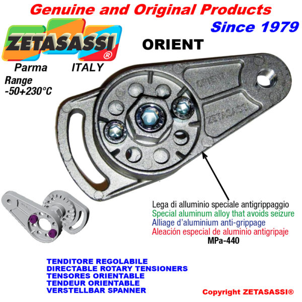 Verstellbar spanner orient mit bohrung oder gewinde ZETASASSI orientm12
