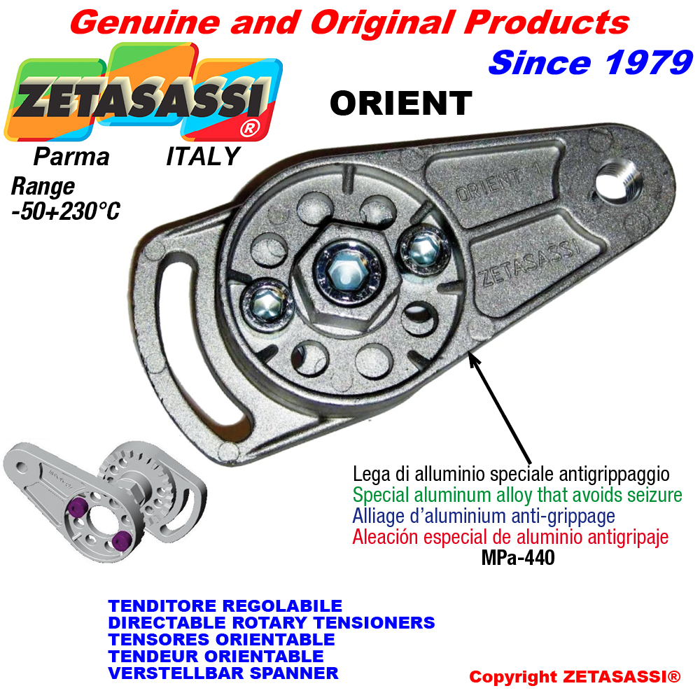 Verstellbar spanner orient mit bohrung oder gewinde ZETASASSI orient Verstellbar spanner orient mit bohrung oder gewinde ZETASASSI orientm12