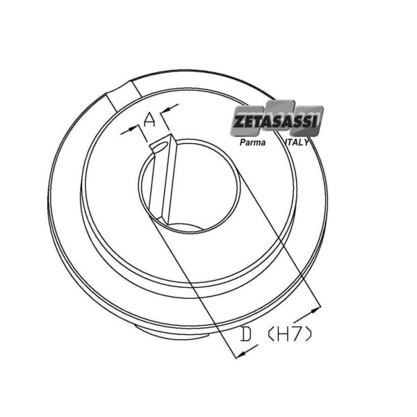Radnabe bohrung lf-lfcor-lfsl-lfslcor ZETASASSI forlf170f65ch18