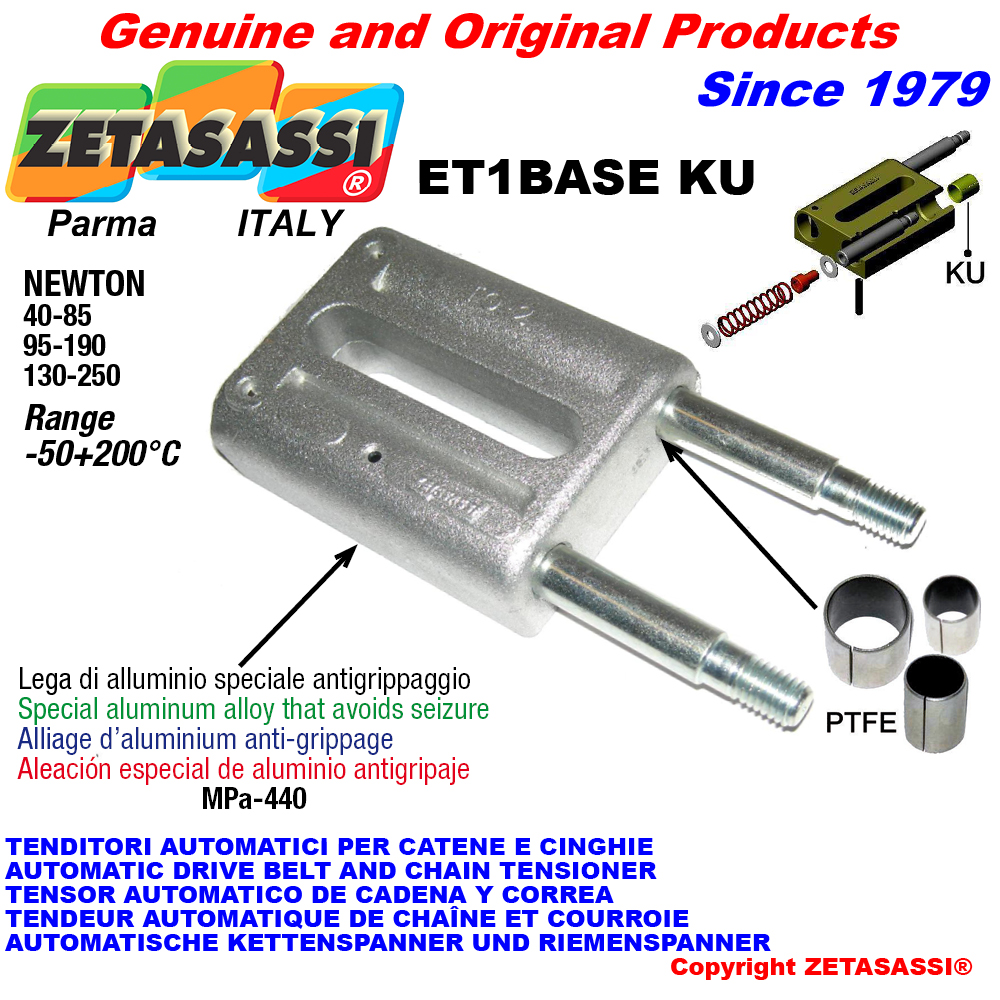 Kettenspanner et1 ku gestell ohne kopf (selbstschmierende gleitbuchsen) newton130:250-95:190-40:85 ZETASASSI et1baseku Kettenspanner et1 ku gestell ohne kopf (selbstschmierende gleitbuchsen) newton130:250-95:190-40:85 ZETASASSI et1base450ku
