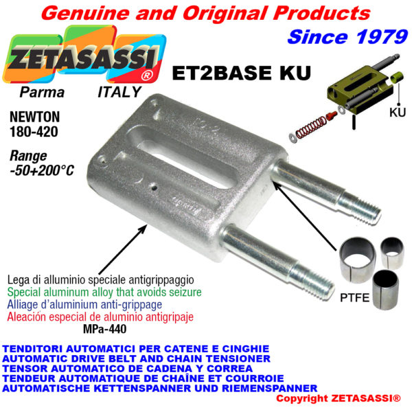 Automatische linear spanner et2 base ku ohne kopf (ptfe buchsen) newton180:420 ZETASASSI et2baseku