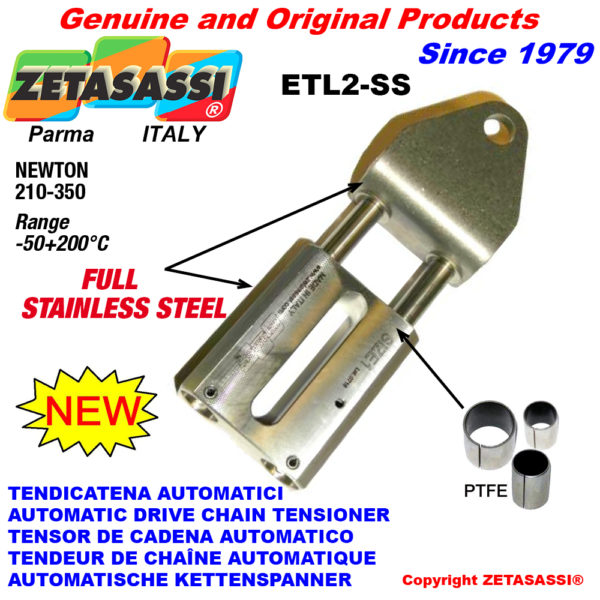 Komplett aus edelstahl automatische linear spanner etl2-ss newton210:350 ZETASASSI etl2-ss