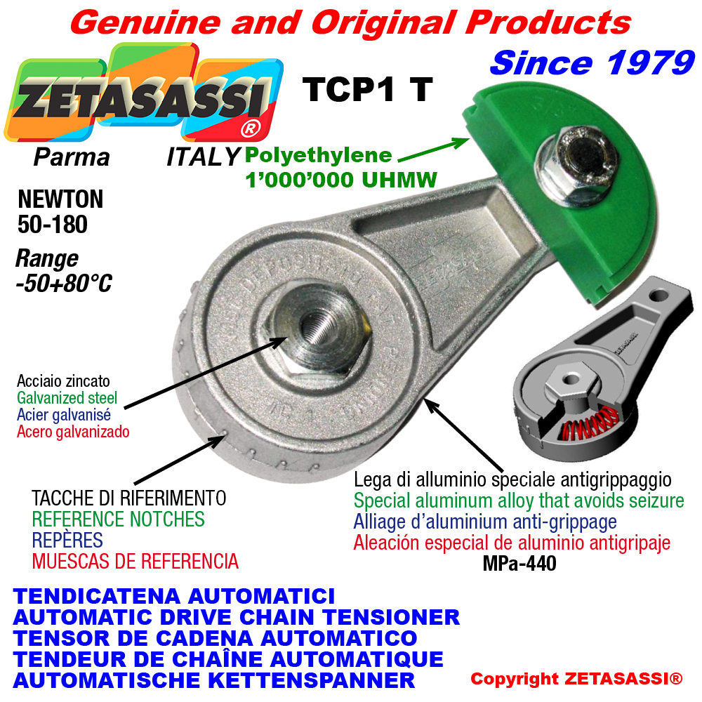 Automatische dreh kettenspanner tcp1 mit kettengleiter rundkopf newton50:180 ZETASASSI tcp1tu Automatische dreh kettenspanner tcp1 mit kettengleiter rundkopf newton50:180 ZETASASSI tcp1tasa120sing