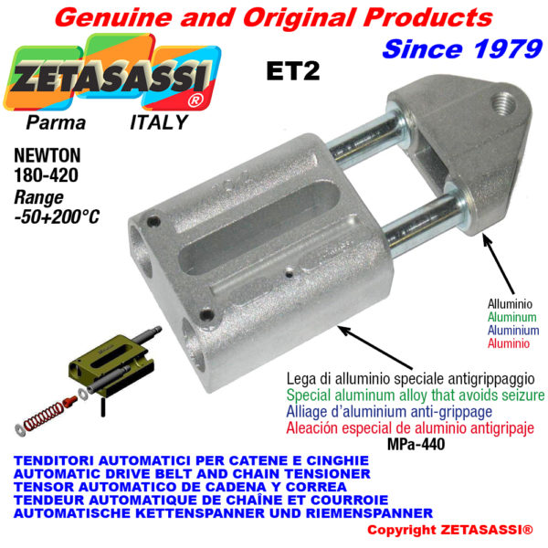 Automatische linear spanner et2 mit gewindekopf newton180:420 ZETASASSI et2m16