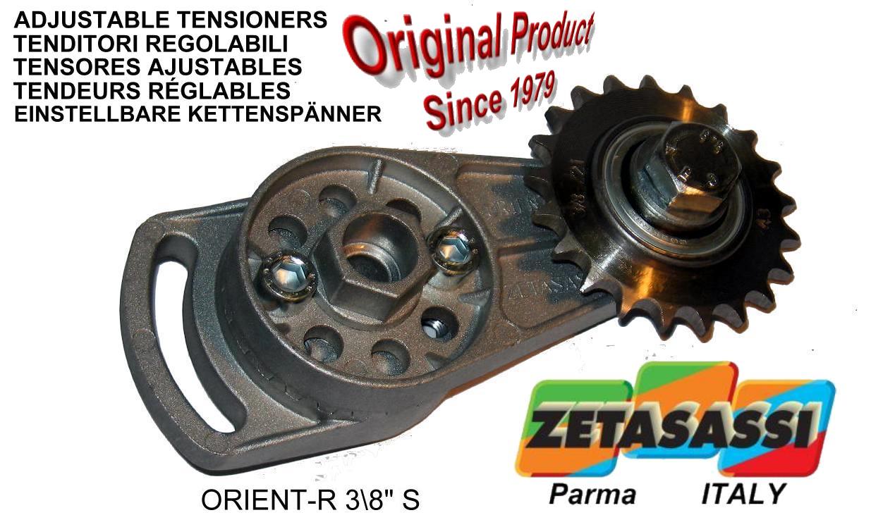 Verstellbar kettenspanner orientr mit verhärtetem kettenräder und kettenradsätze acte ZETASASSI orientrac38ste Verstellbar kettenspanner orientr mit verhärtetem kettenräder und kettenradsätze acte ZETASASSI orientrac1ste