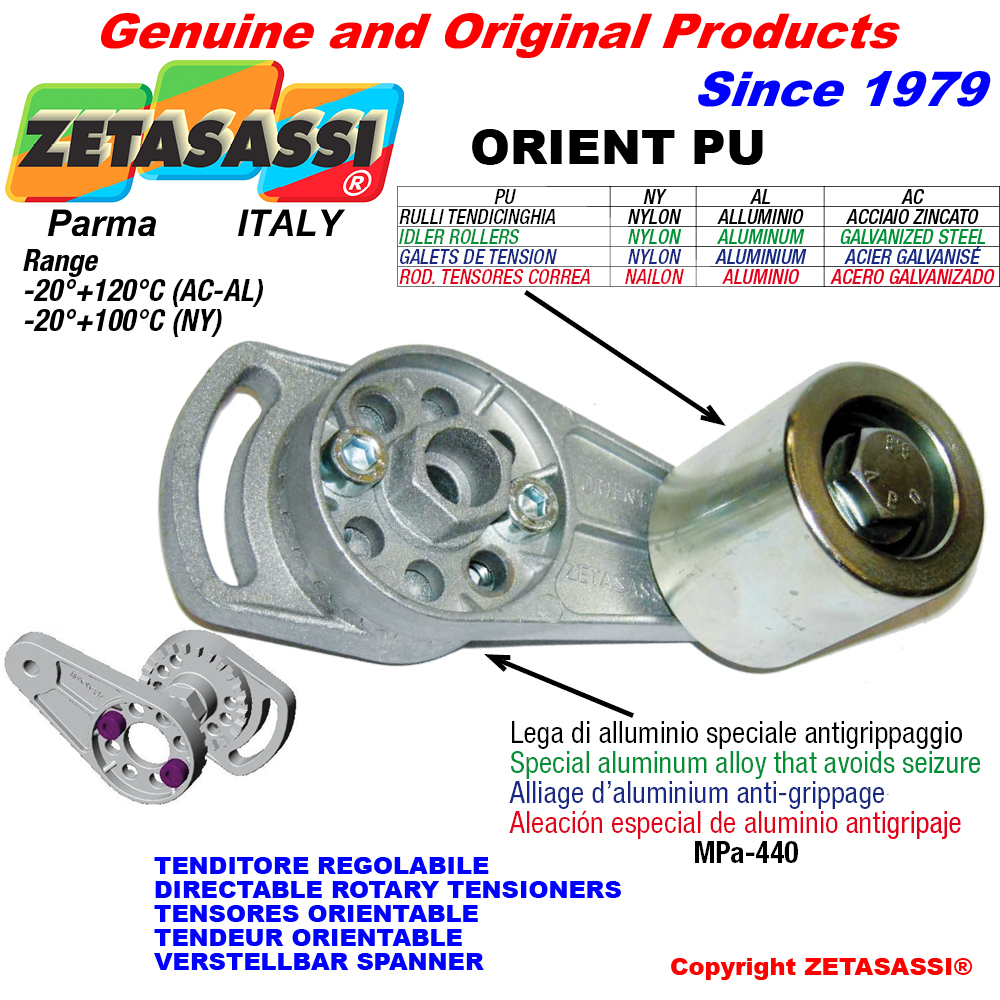 Verstellbar riemenspanner orientpu mit spannrolle ZETASASSI orientpu3035ny Verstellbar riemenspanner orientpu mit spannrolle ZETASASSI orientpu8090al